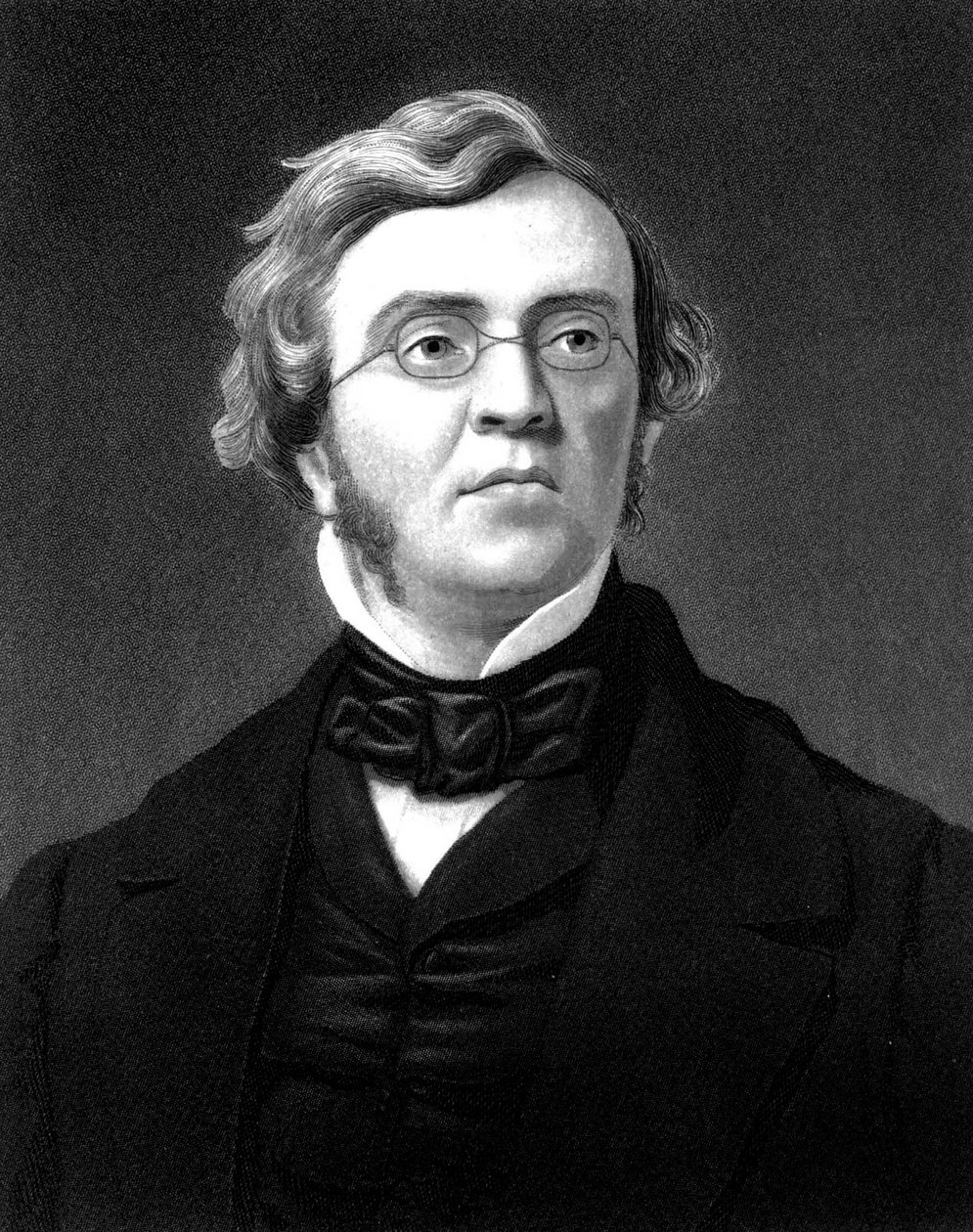 William Makepeace Thackeray gravürü by Samuel Lawrence