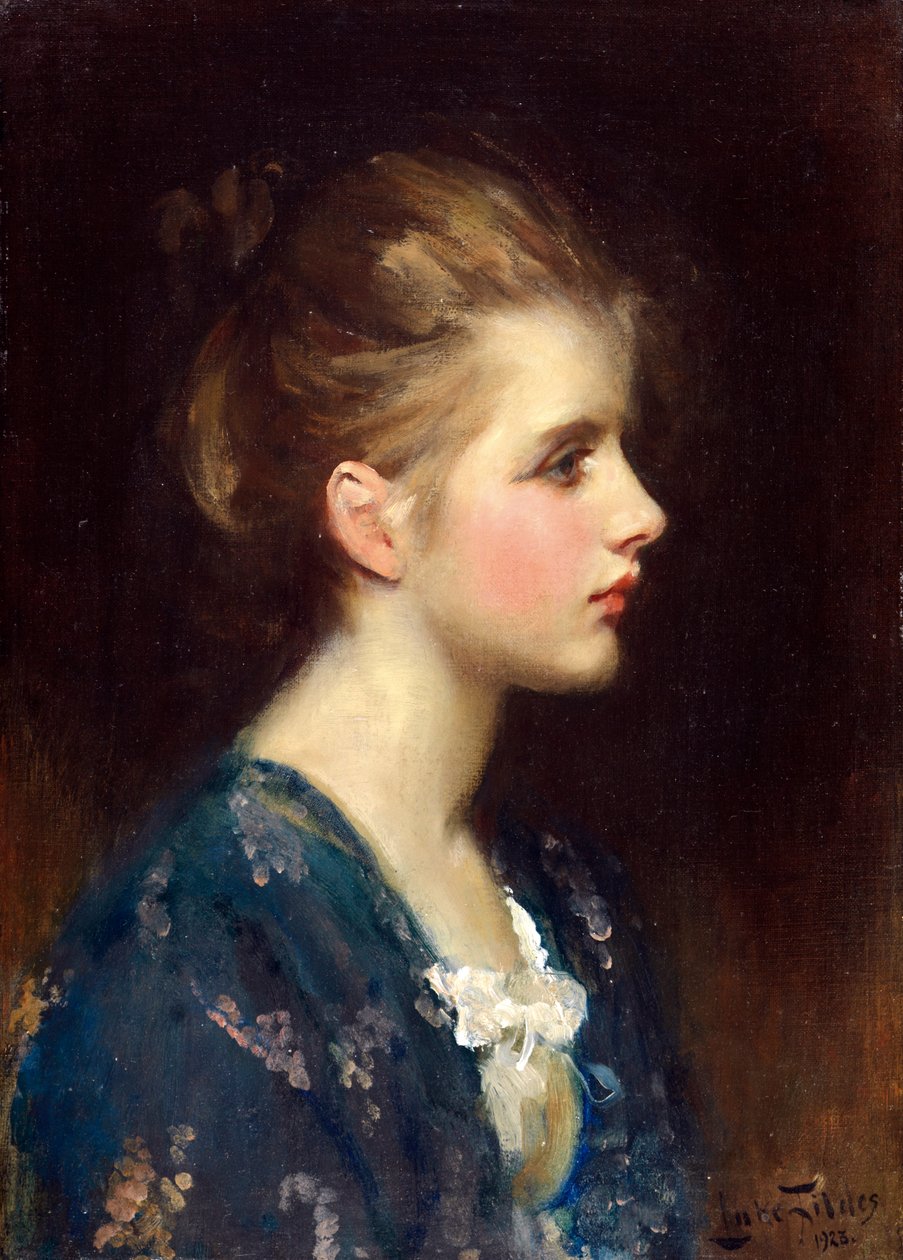 Nina, 1923  by Samuel Luke Fildes