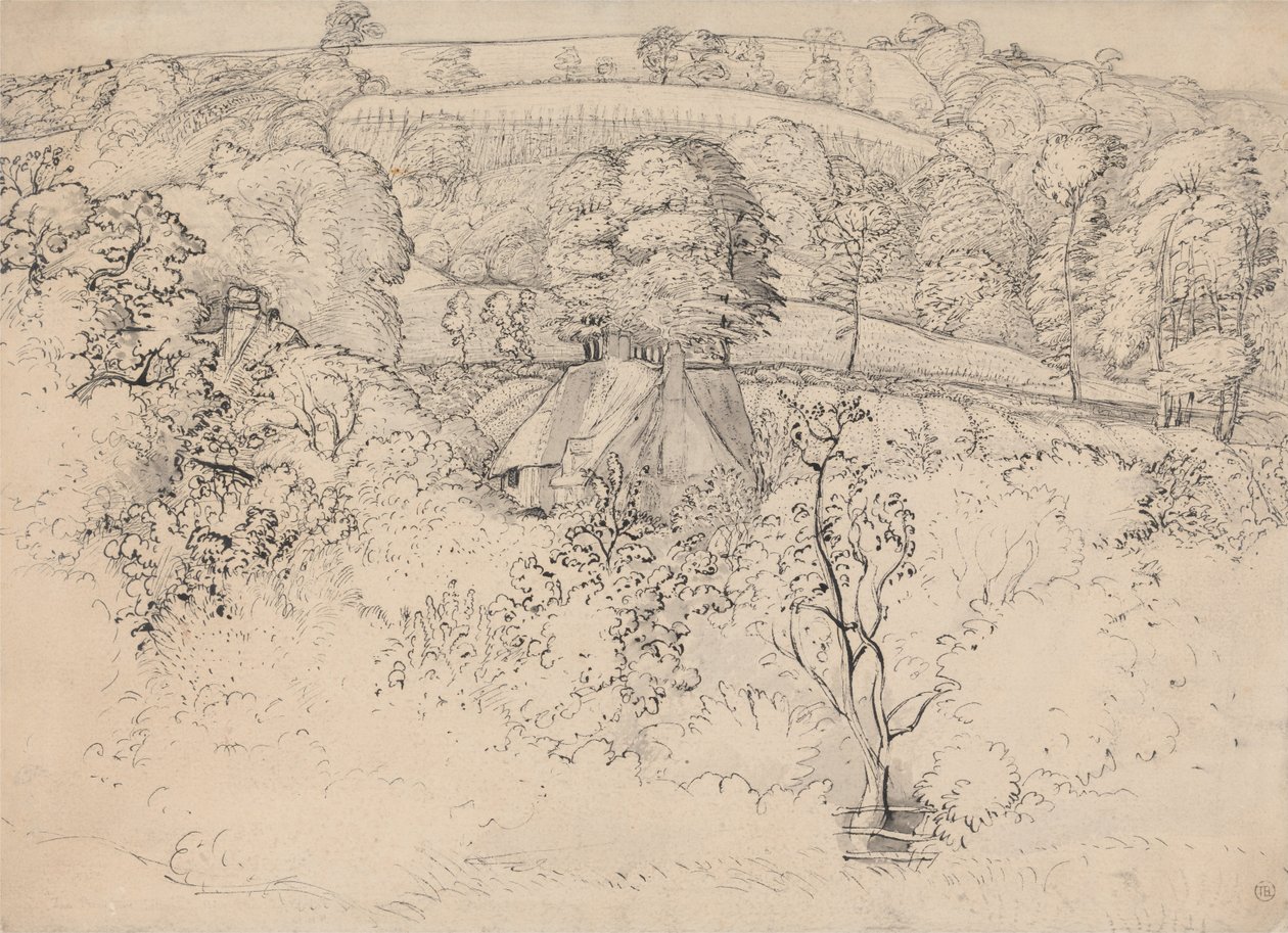 İlkel Kulübe, Shoreham by Samuel Palmer