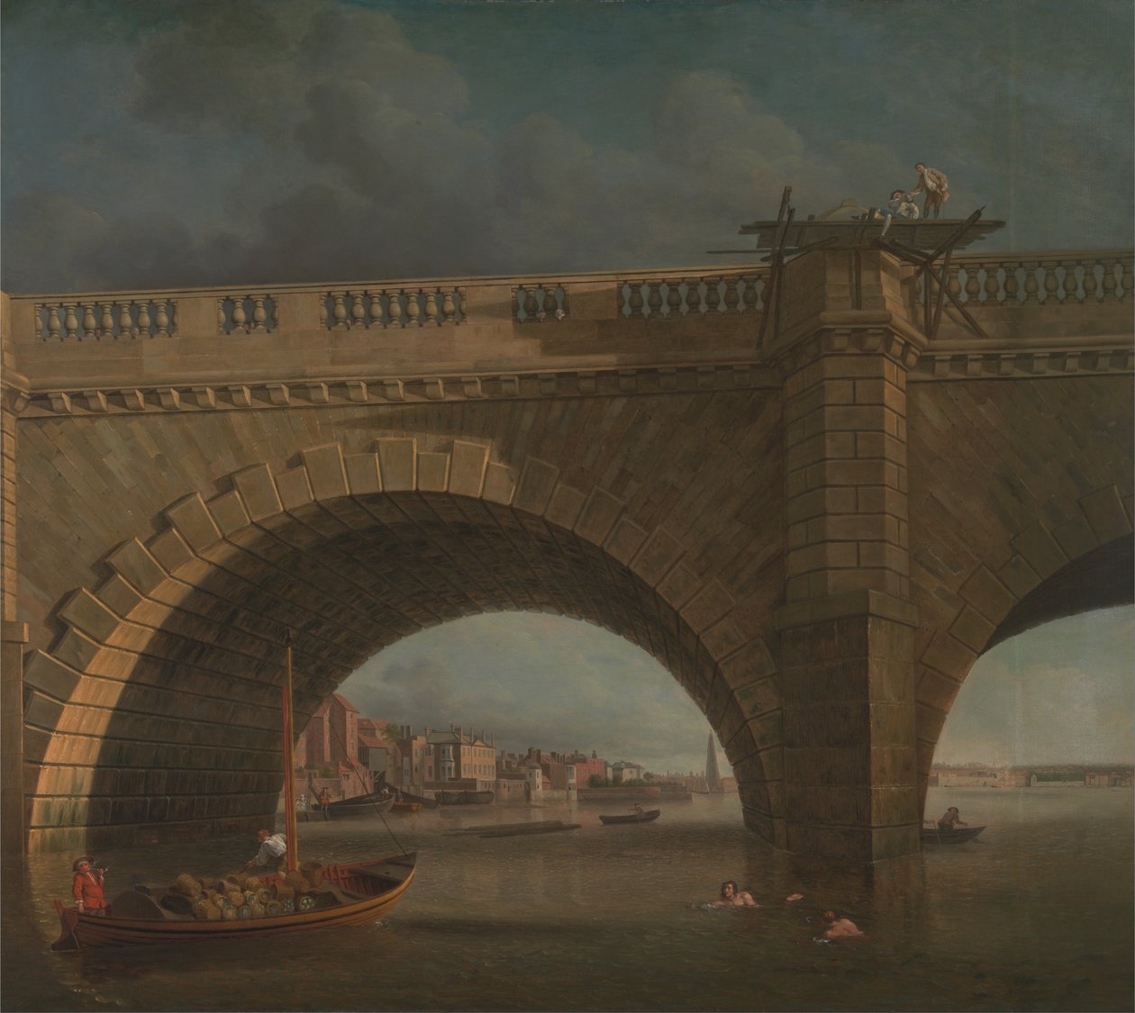 Westminster Köprüsü Kemerleri by Samuel Scott