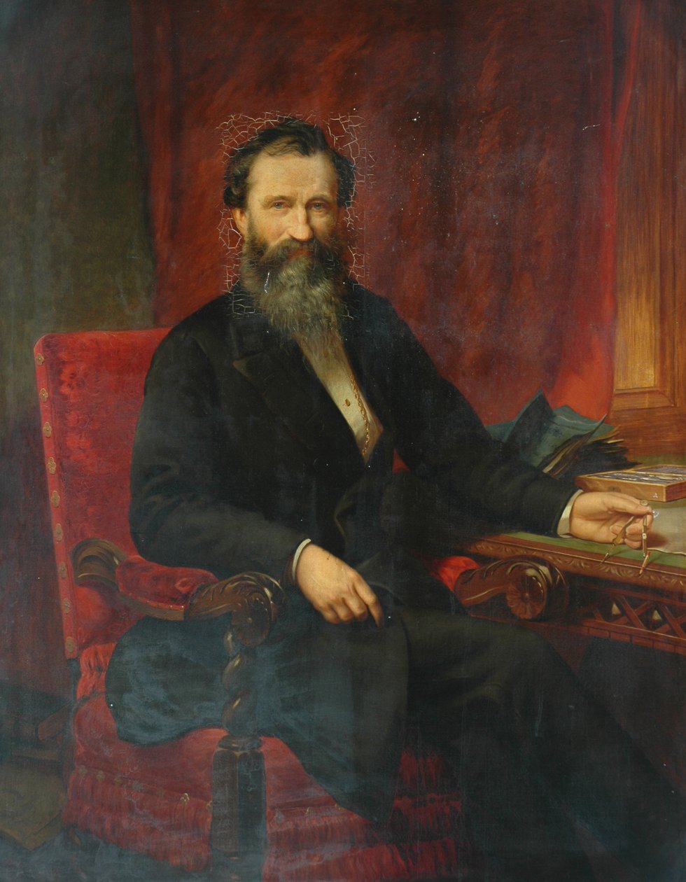 Sir Isaac Holden, 1868 by Samuel Sidley