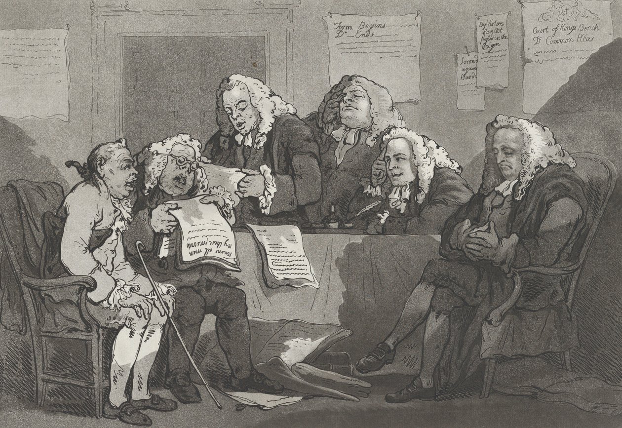 Sıkıntı, 21 Aralık 1785. by Samuel Alken