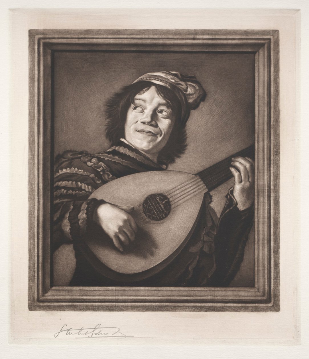 Ud Oyuncusu, 19.-20. yüzyıl. by Samuel Arlent Edwards