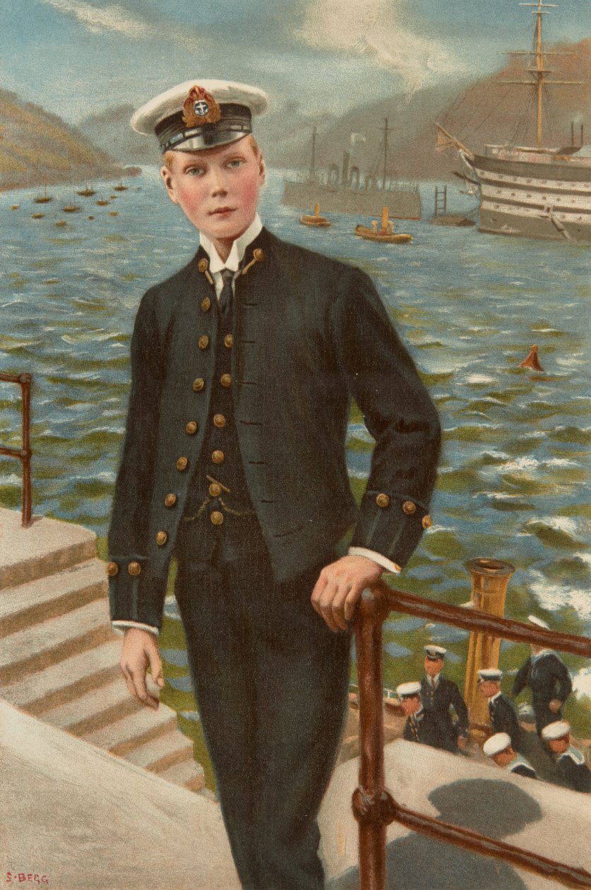 Edward, Galler Prensi Donanma Cadet olarak by Samuel Begg