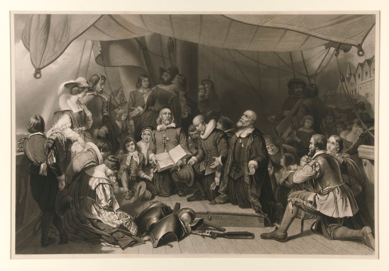 Hacıların Gemiye Çıkışı by Samuel Bellin