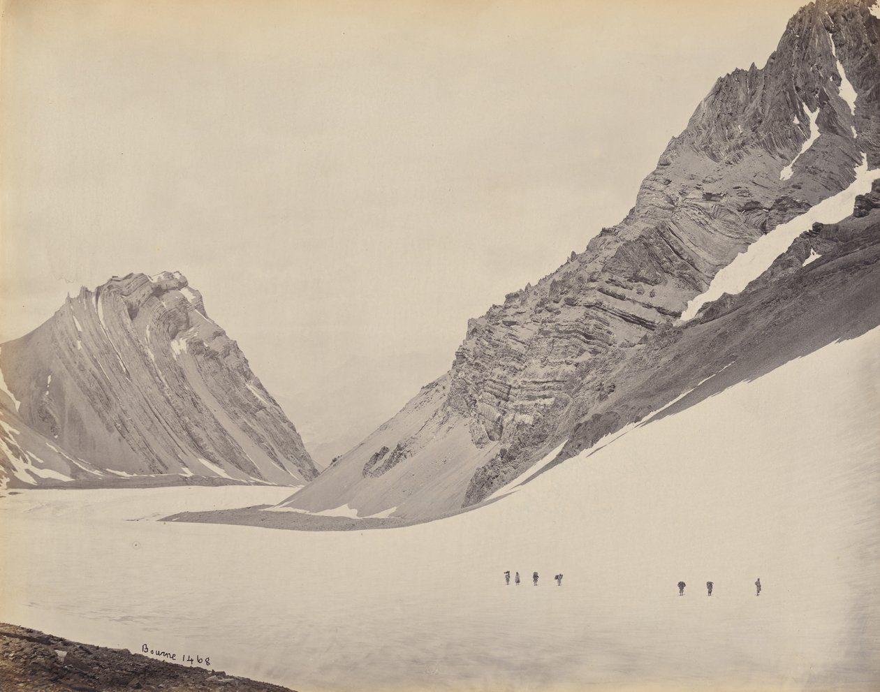 Manirung Geçidi, 1866. by Samuel Bourne