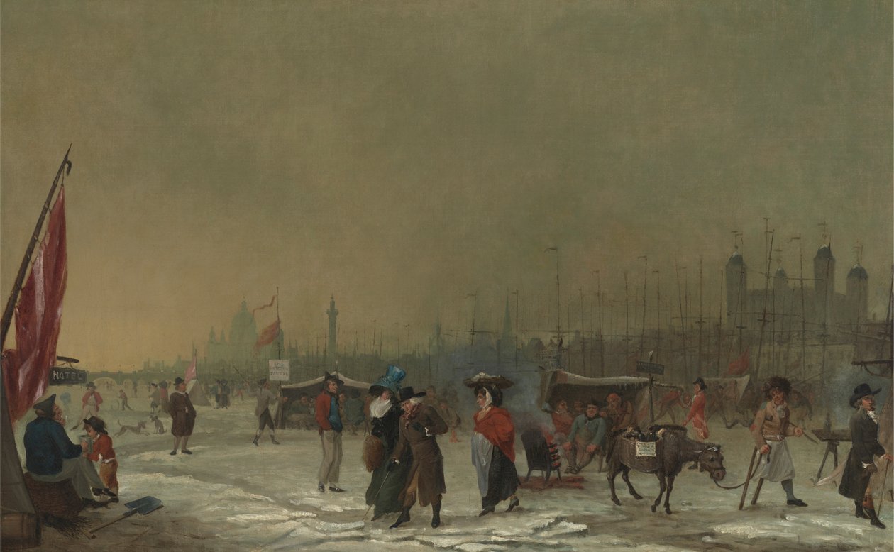 Thames üzerinde don by Samuel Collings