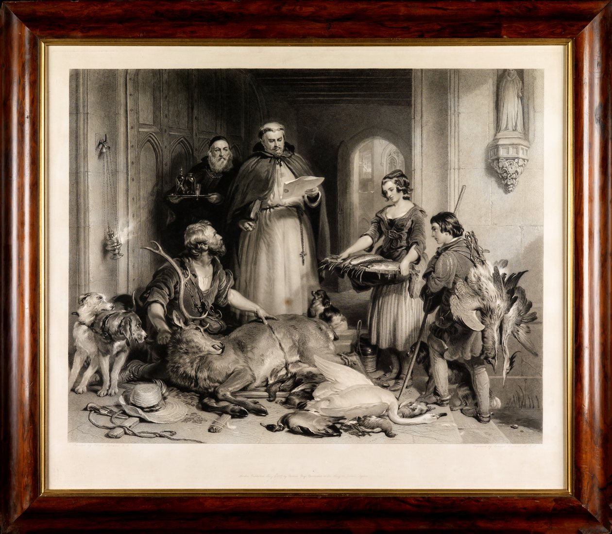 Bolton Manastırı (mezzotint) by Samuel Cousins