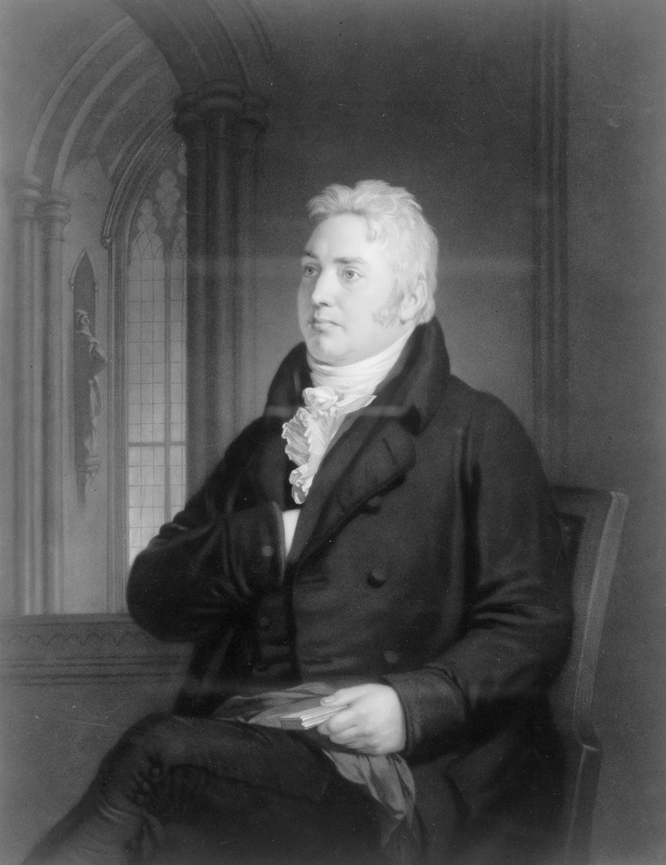 Samuel Taylor Coleridge 42 yaşında (mezzotint) by Samuel Cousins
