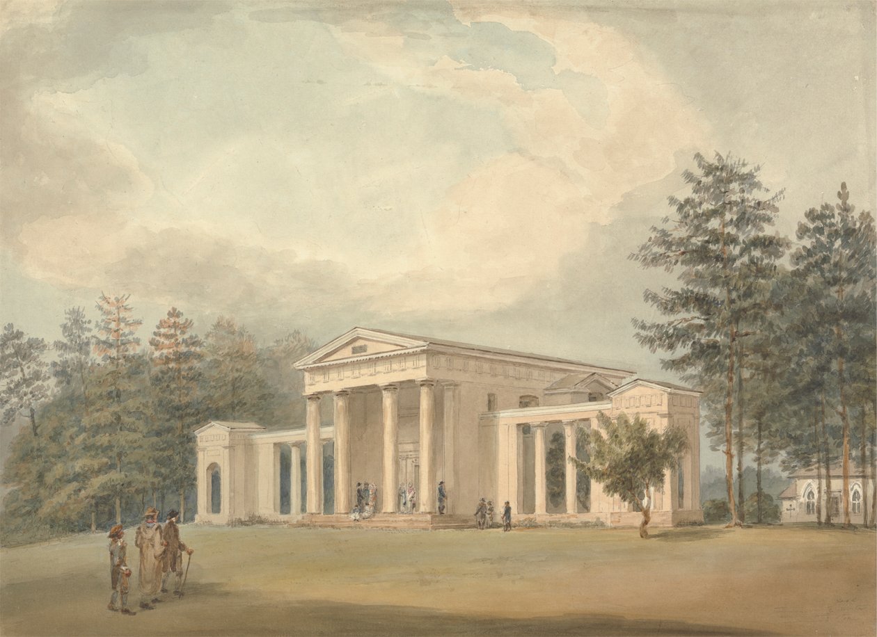 Klasik Kilise, Ayot St. Lawrence, Hertfordshire by Samuel Davis