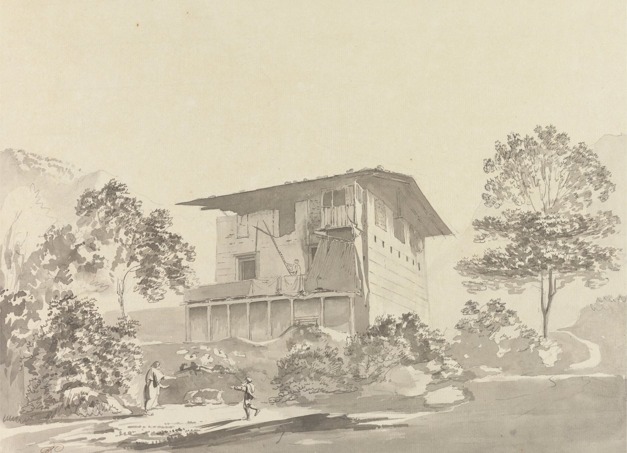 Tassisudon [Tashicho Dzong] yakınlarındaki Köyde by Samuel Davis