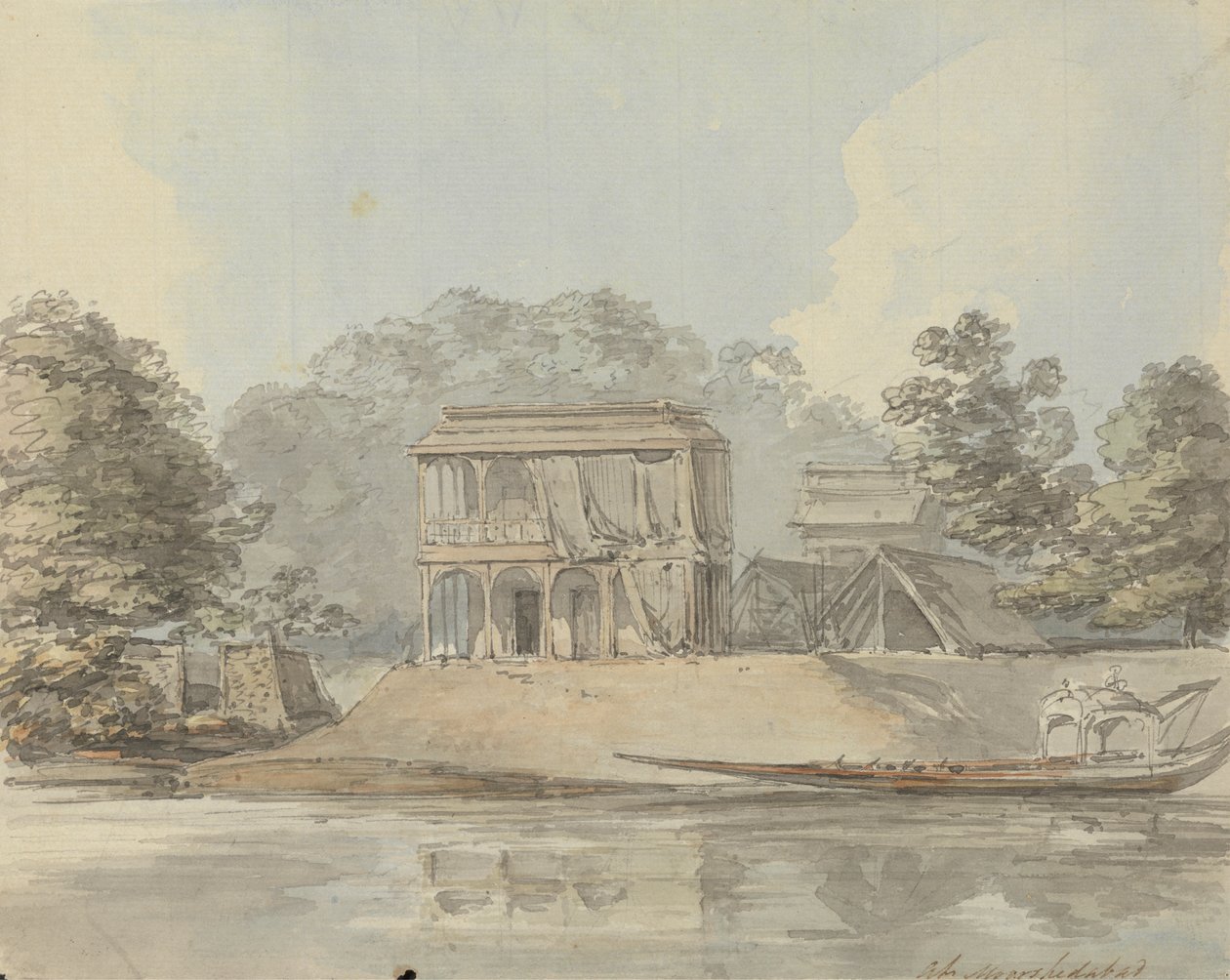 Moorshedabad [Mürşidabad] by Samuel Davis