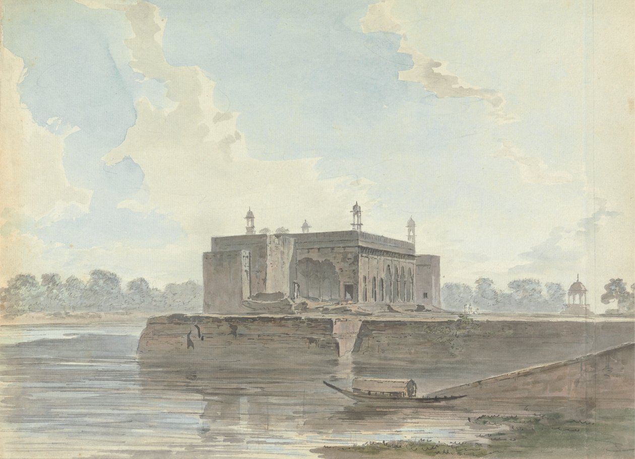 Nehir Kenarındaki Harap Saray by Samuel Davis