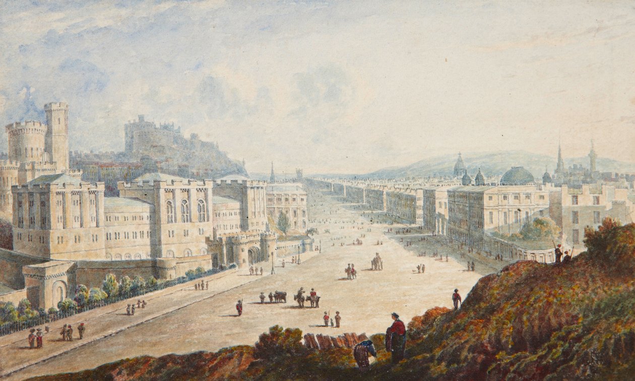 Edinburgh manzarası by Samuel Dukinfield Swarbreck