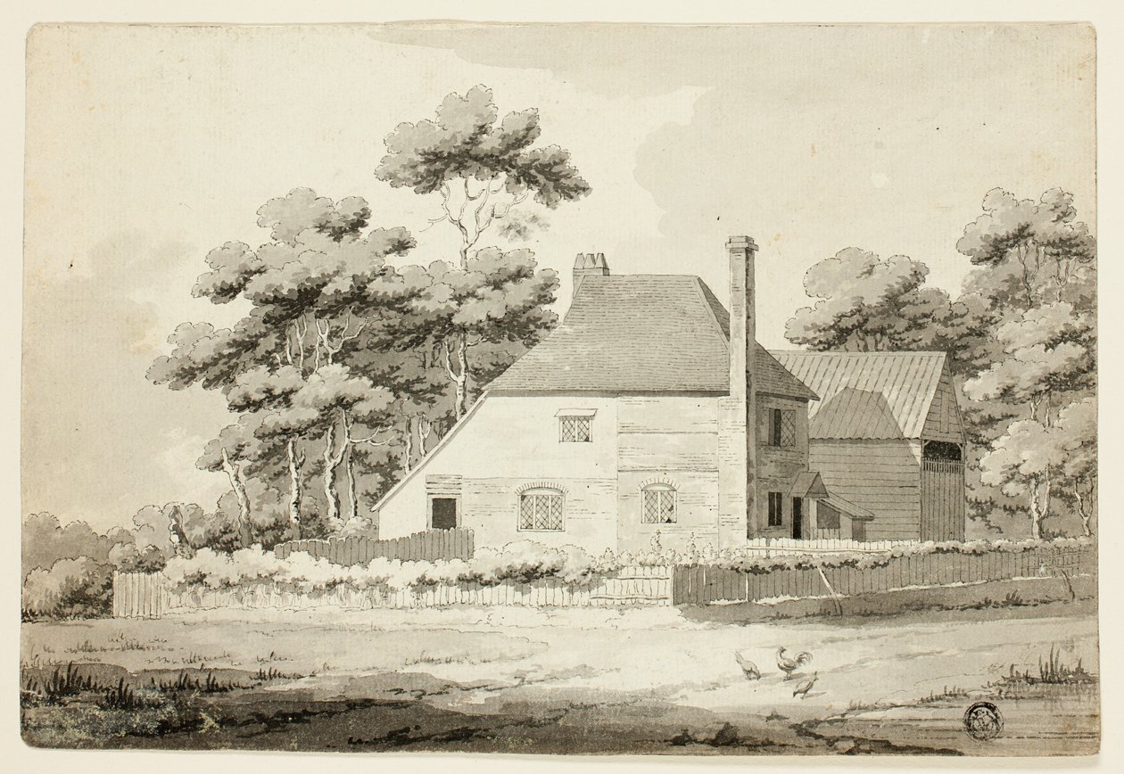 İngiliz Çiftlik Evi by Samuel Hieronymus Grimm