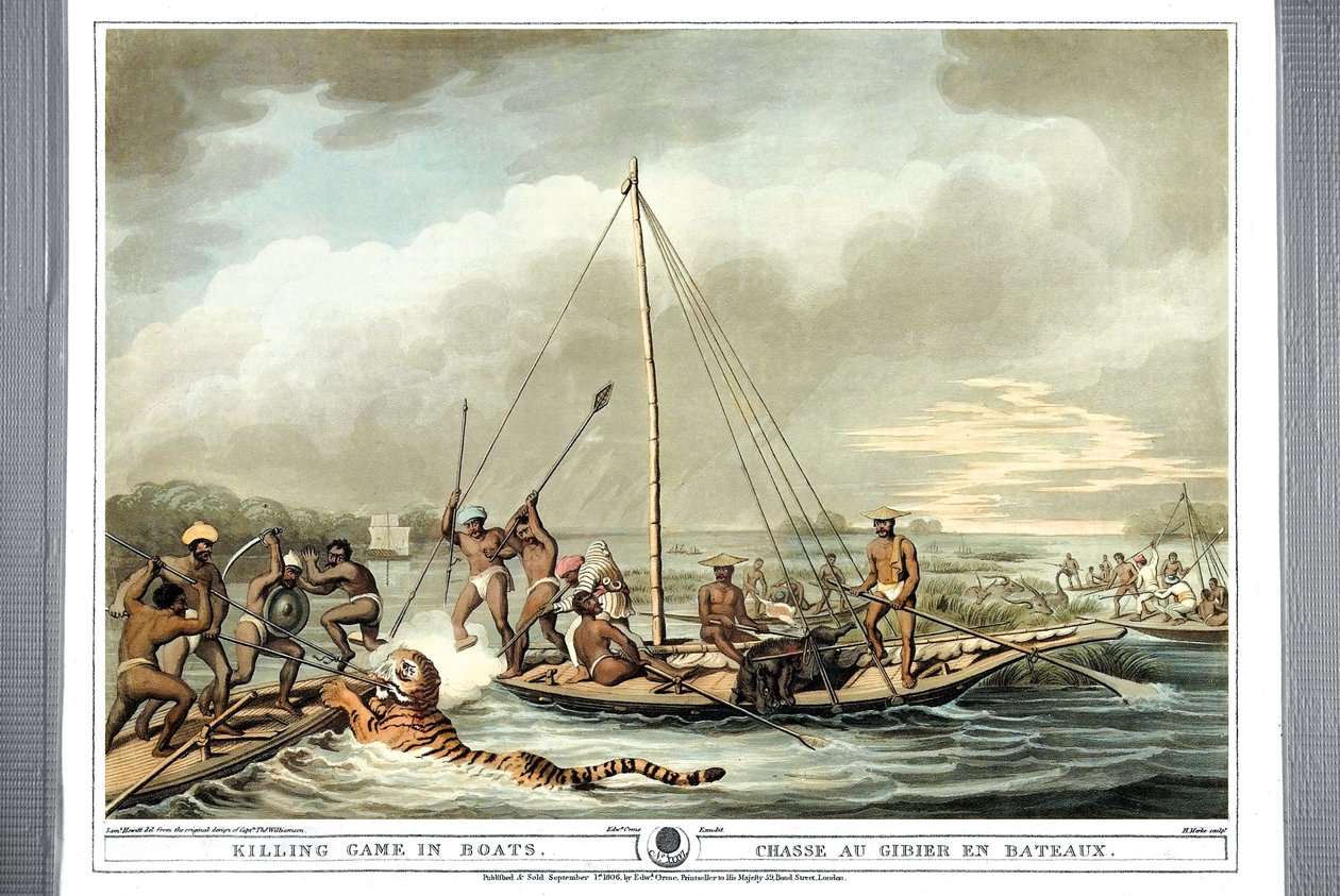 Teknelerde Tekne Öldürme Oyunu, 1806 by Samuel Howitt