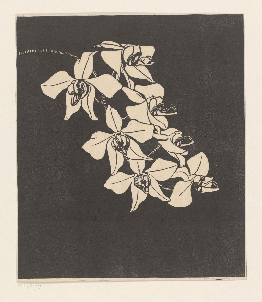 orkide by Samuel Jessurun de Mesquita (signed by artist)