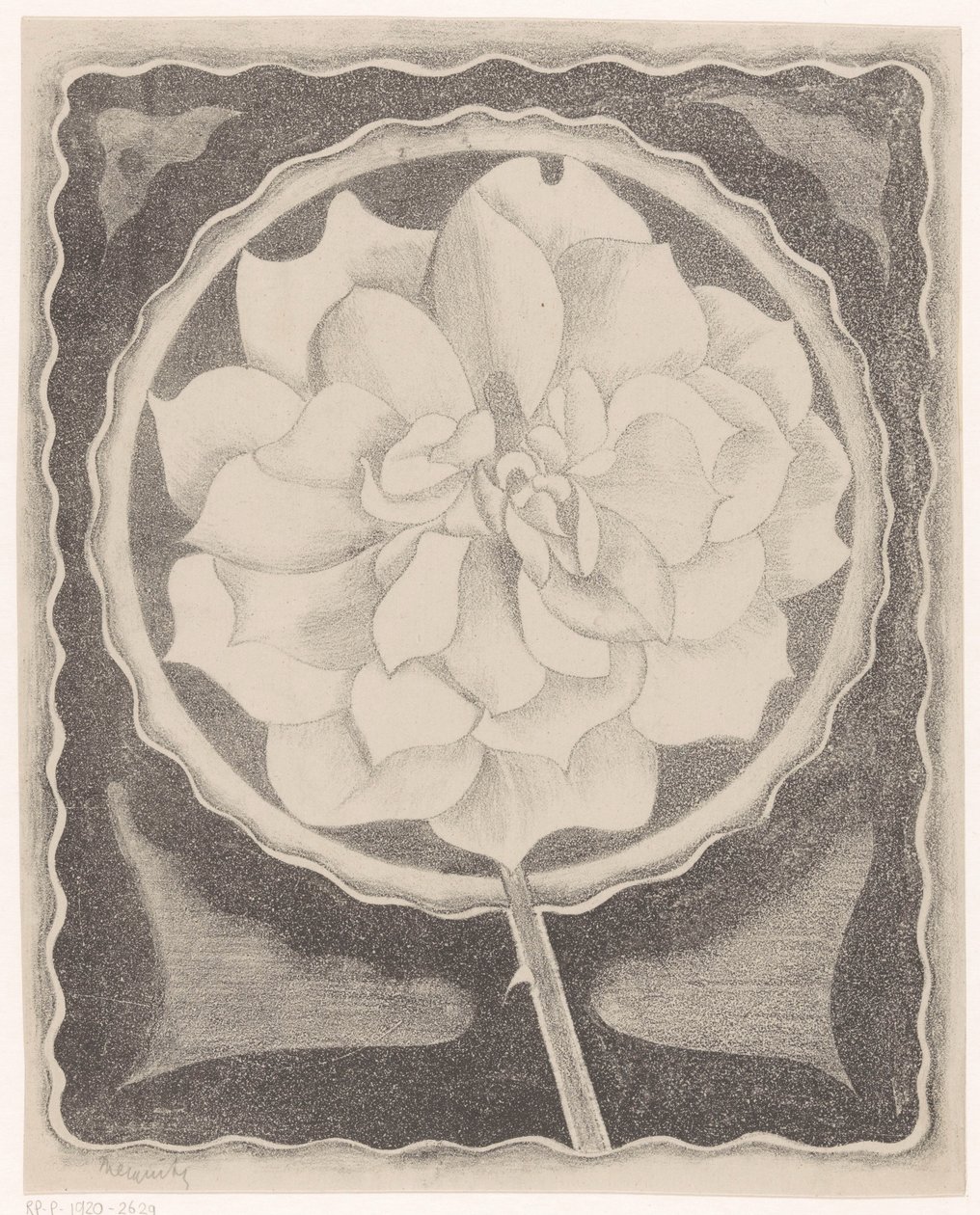 Roos by Samuel Jessurun de Mesquita (signed by artist)