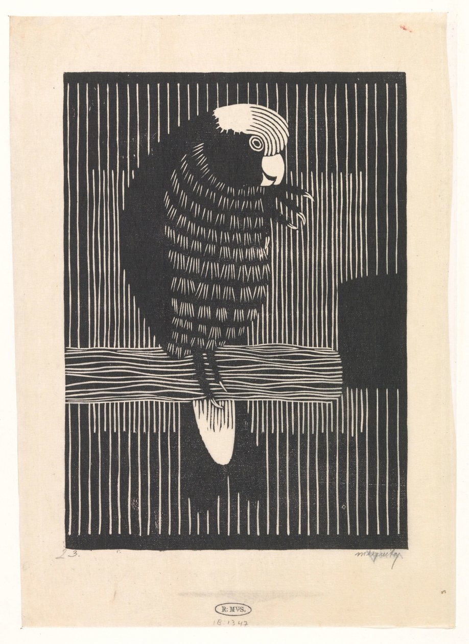 gül çiçeği by Samuel Jessurun de Mesquita (signed by artist)