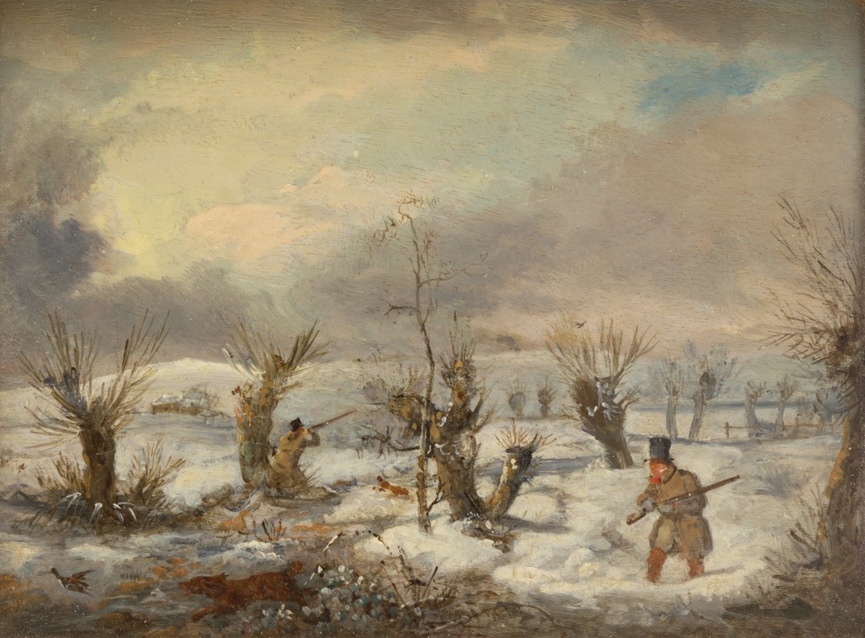 Ördek Çekimi (tuval üzerine yağlı boya) by Samuel John Egbert Jones