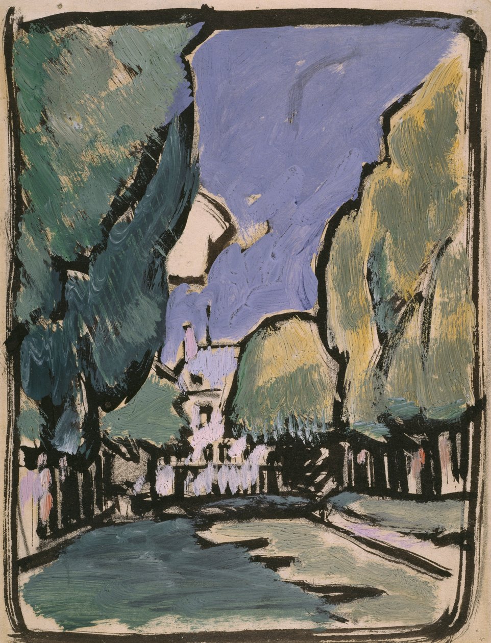 Manzara (kağıt üzerine yağlıboya) by Samuel John Peploe