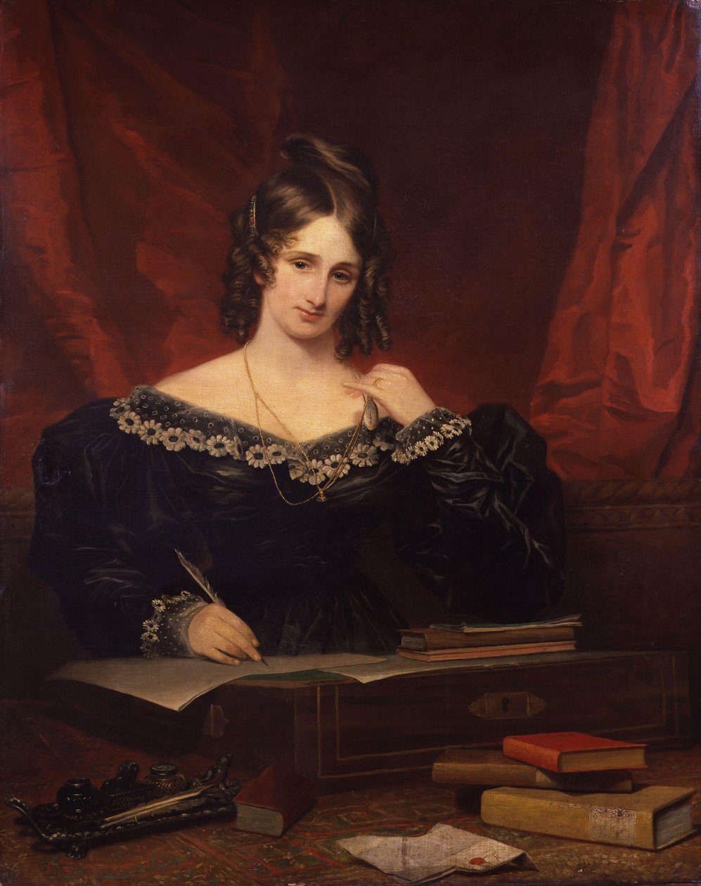 Mary Shelley, 1831 by Samuel John Stump
