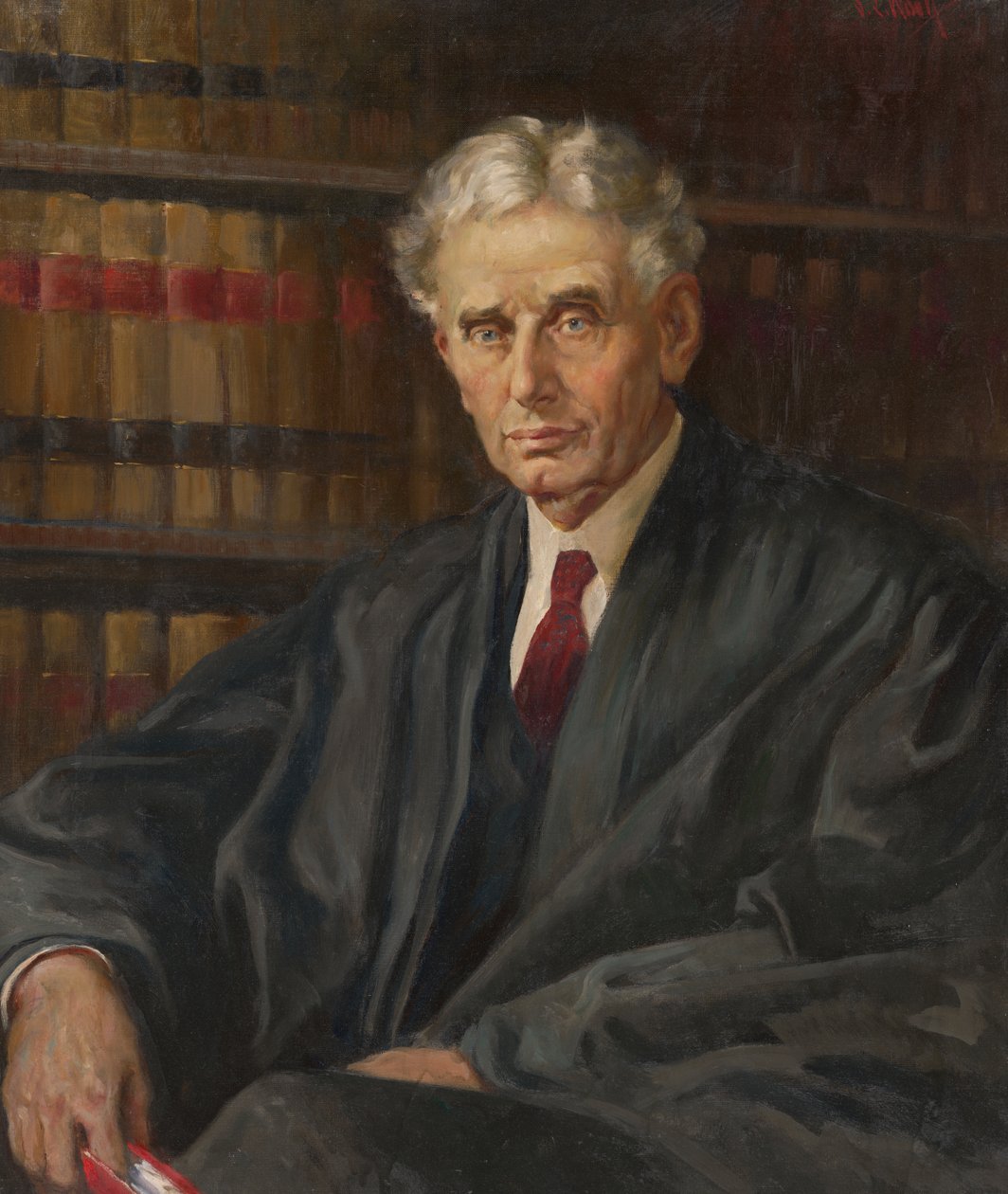 Louis Brandeis, 1937. by Samuel Johnson Woolf