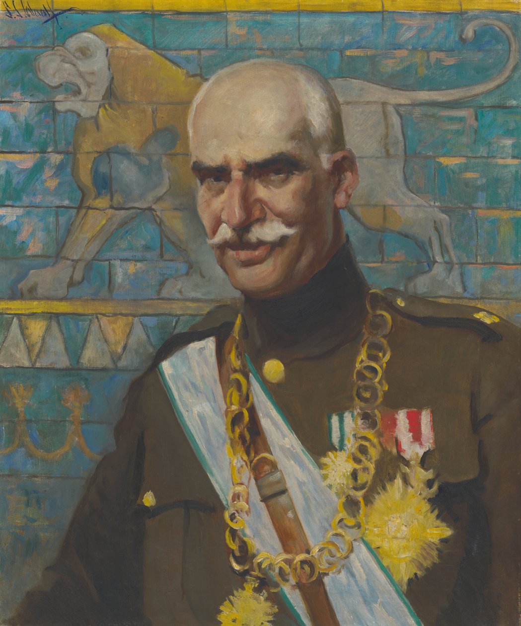 Rıza Şah Pehlevi, 1938. by Samuel Johnson Woolf