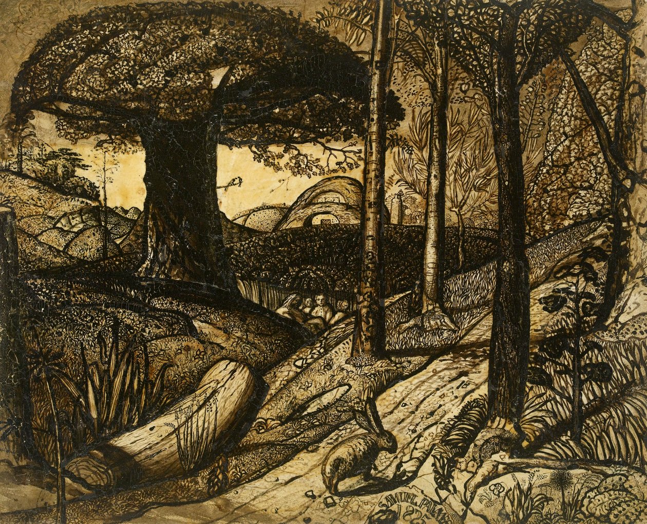Sabah erken, 1825 by Samuel Palmer