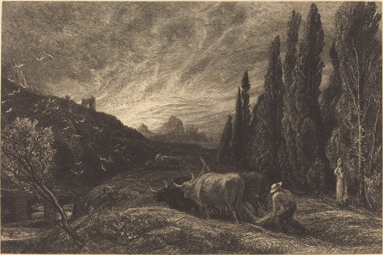 Erken Pullukçu by Samuel Palmer
