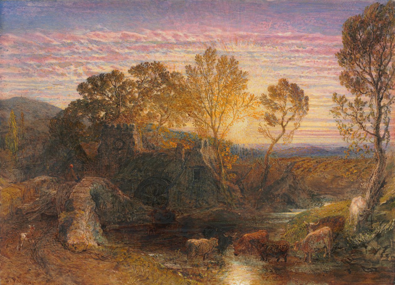Altın Saat, 1865. by Samuel Palmer
