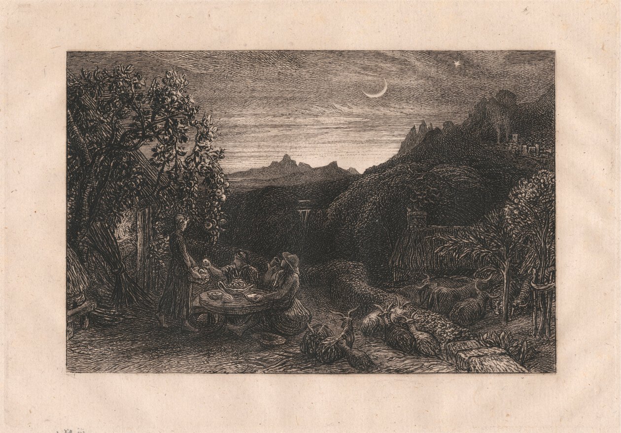 Eve Dönüş Yıldızı by Samuel Palmer