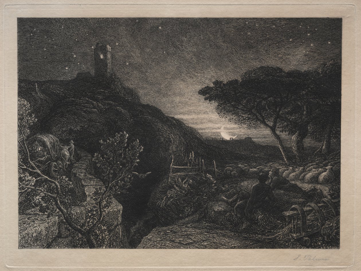 Yalnız Kule by Samuel Palmer