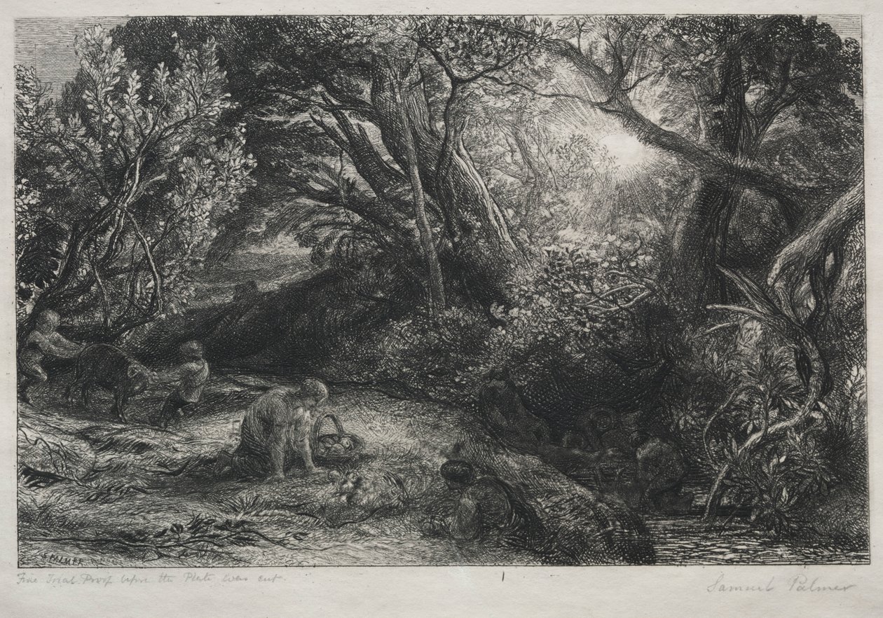 Hayatın Sabahı, 1860-1861. by Samuel Palmer