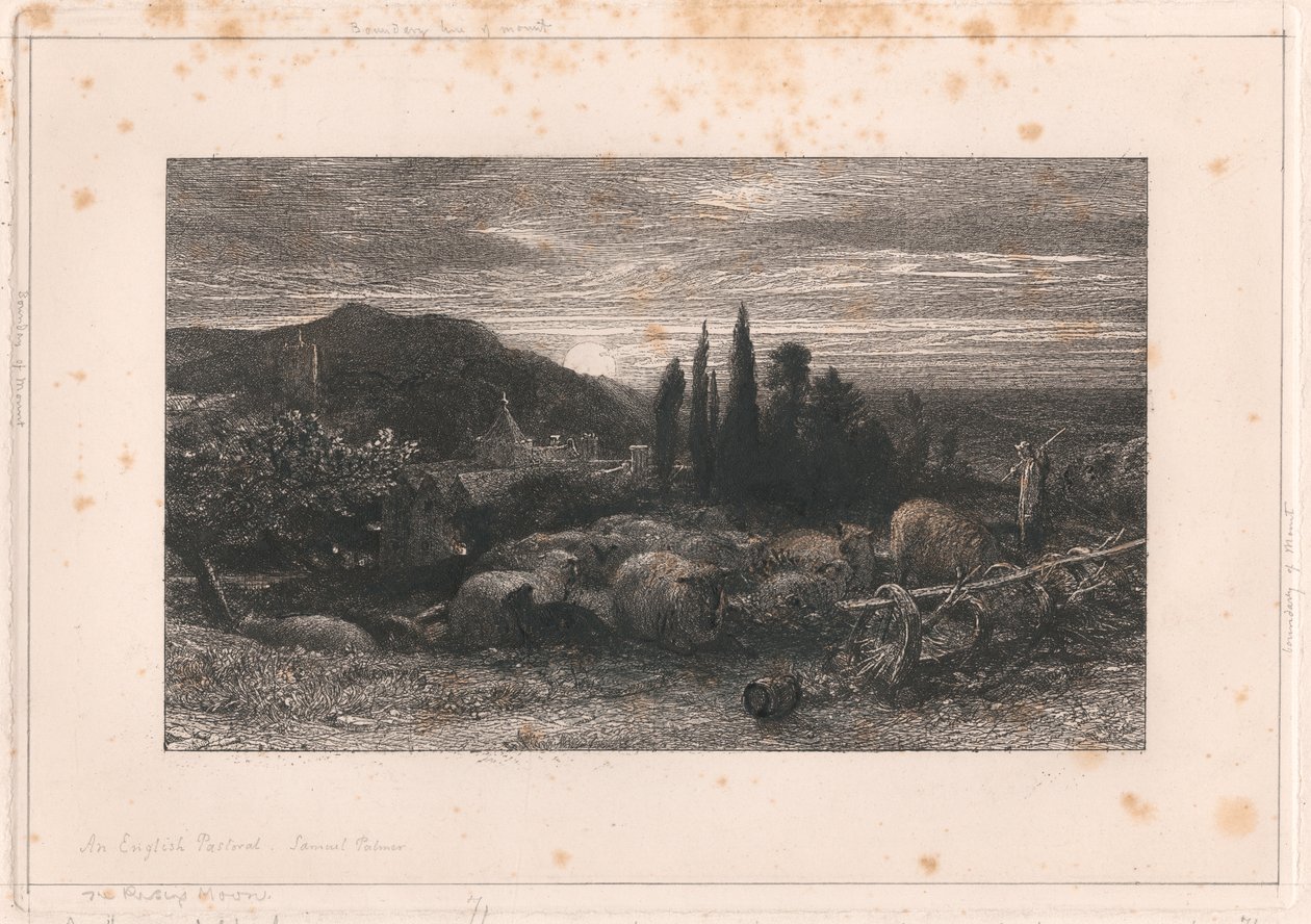 Yükselen Ay by Samuel Palmer