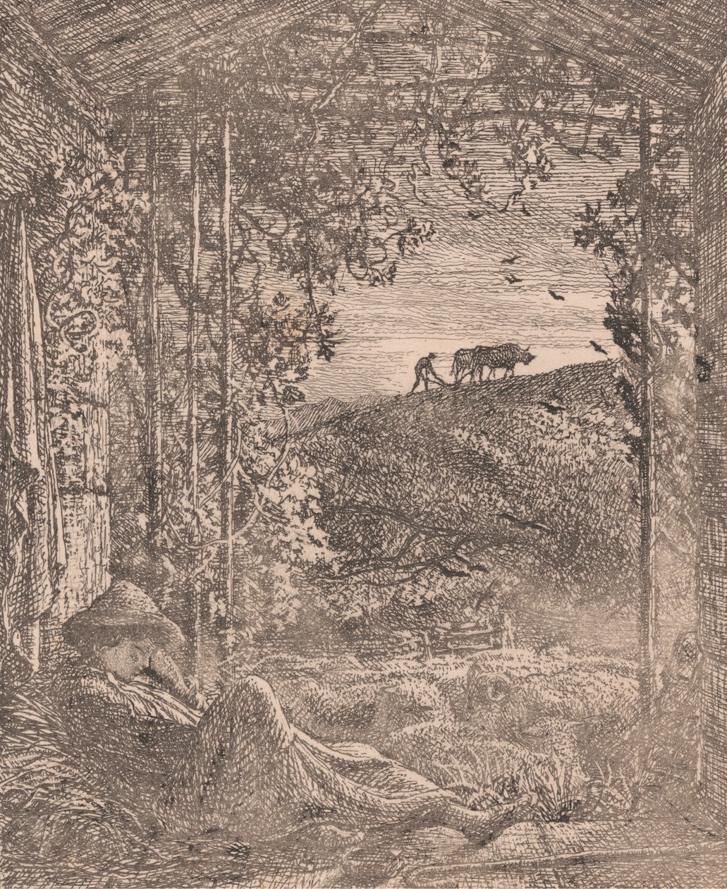 Uyuyan Çoban by Samuel Palmer