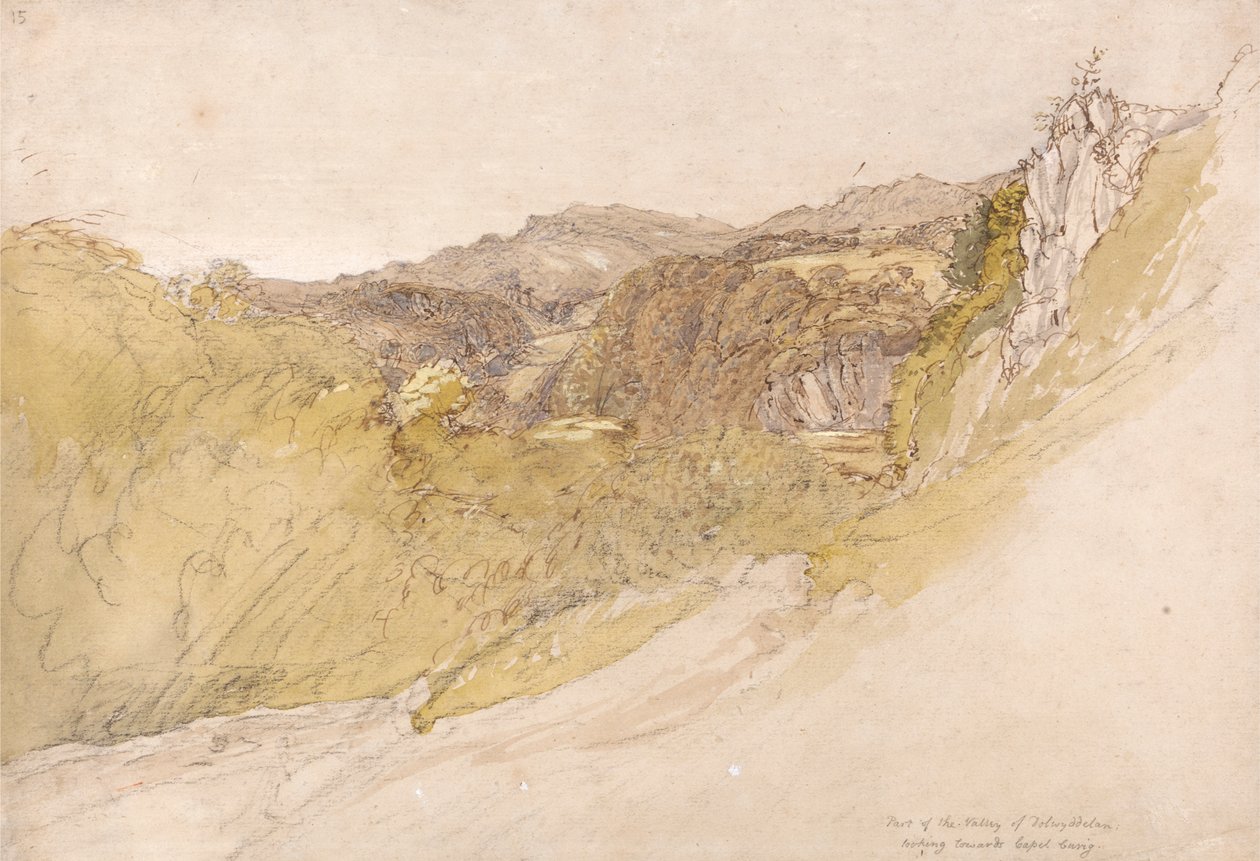 Dolwyddelan Vadisi by Samuel Palmer