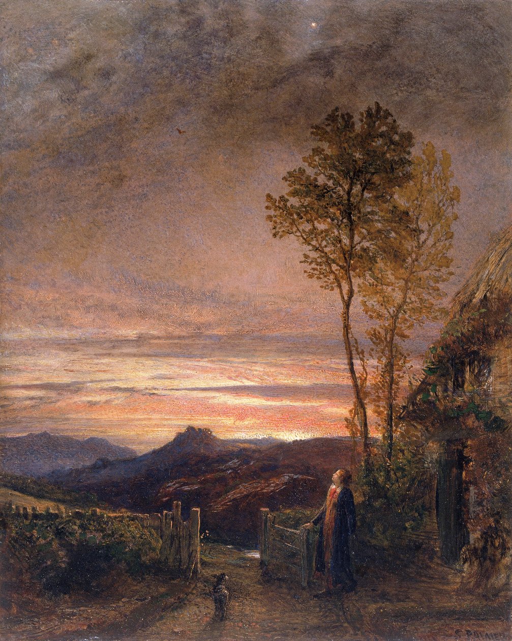 Tarlakuşunun Yükselişi, 1839-1840 by Samuel Palmer