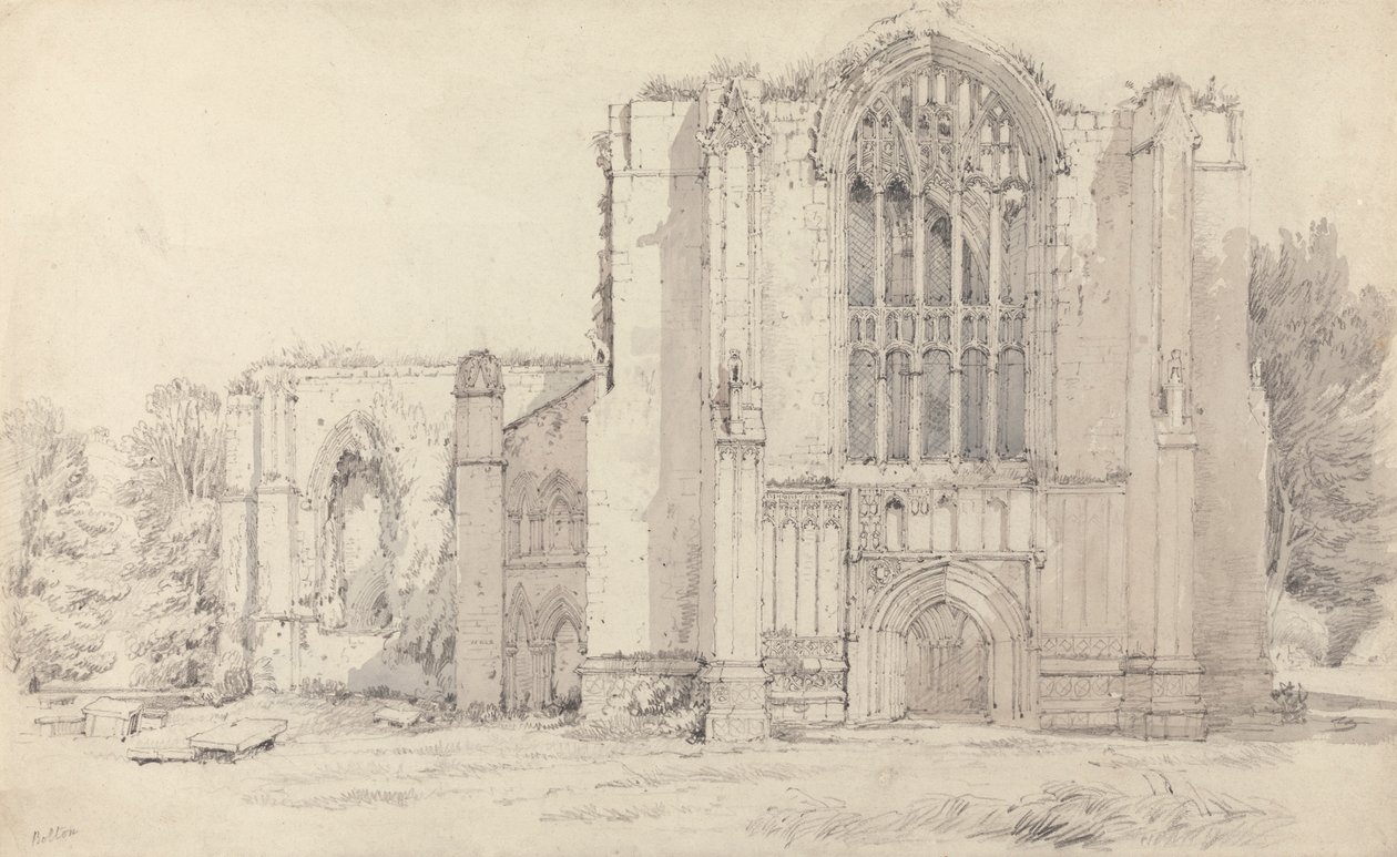 Bolton Manastırı by Samuel Prout