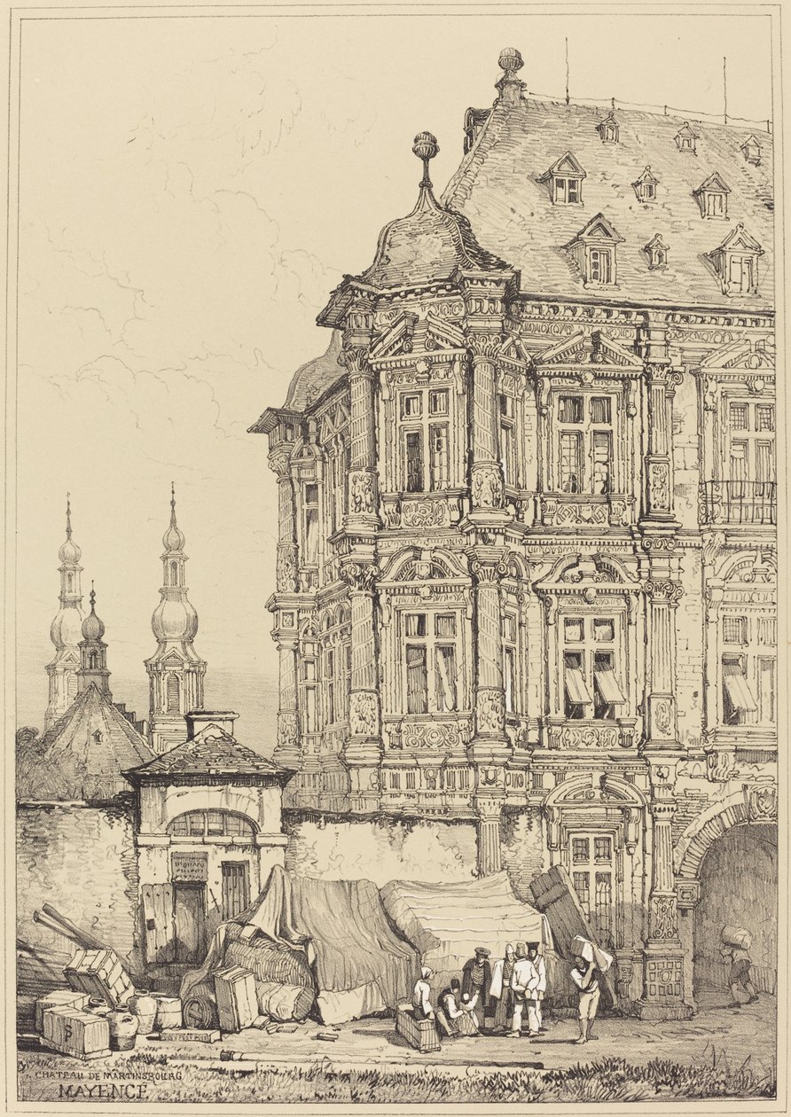 Martinsburg Kalesi, Mainz by Samuel Prout