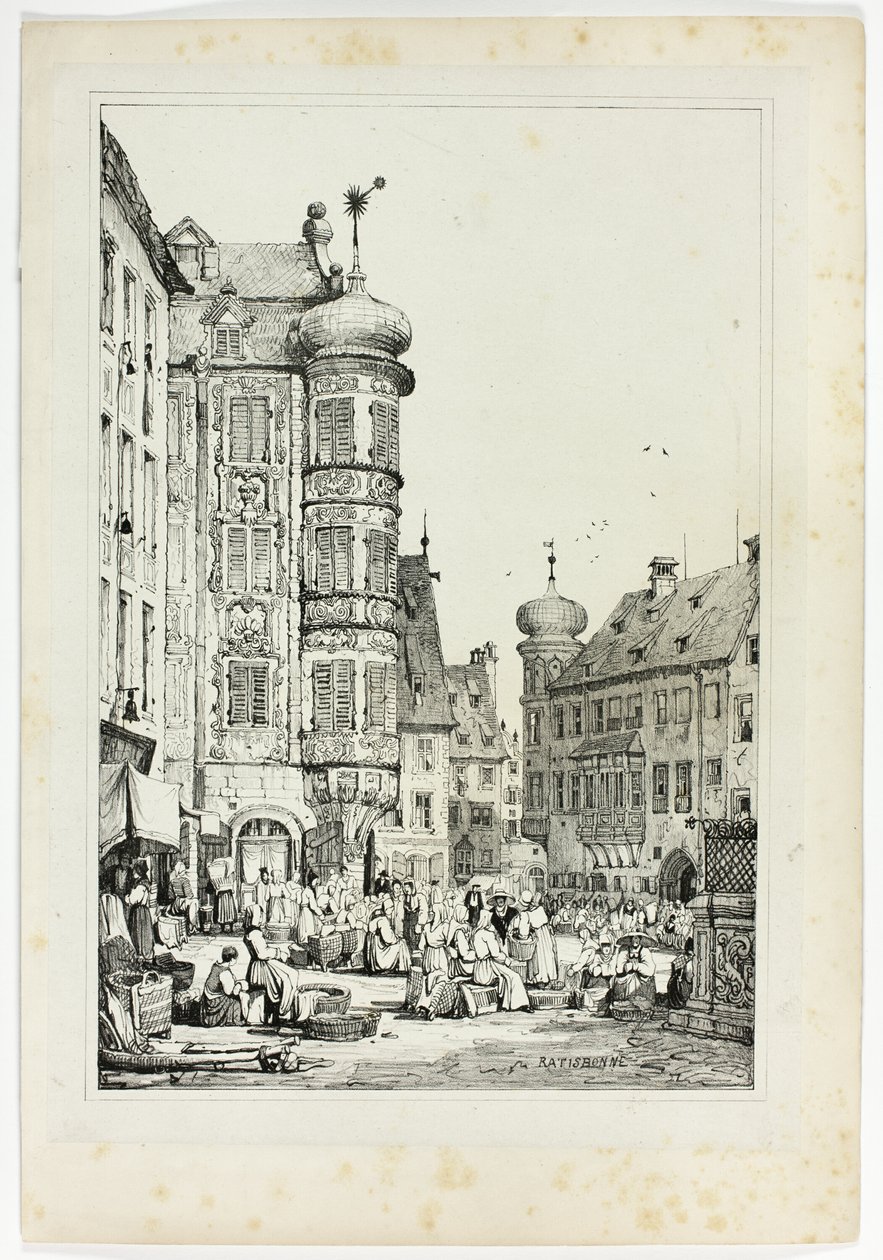 Regensburg by Samuel Prout