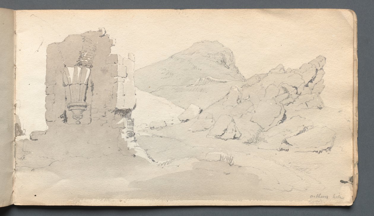 Eskiz defteri: Harabe, 1814. by Samuel Prout