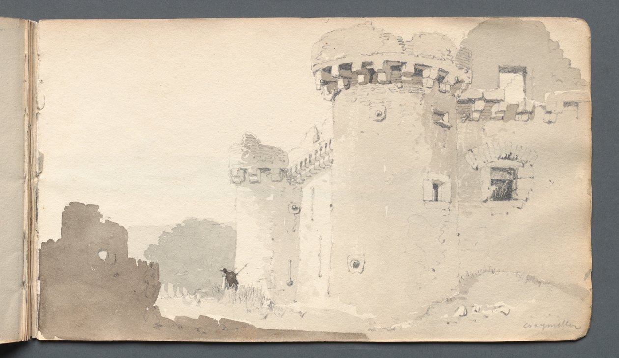Eskiz defteri: Harap Kale, 1814. by Samuel Prout