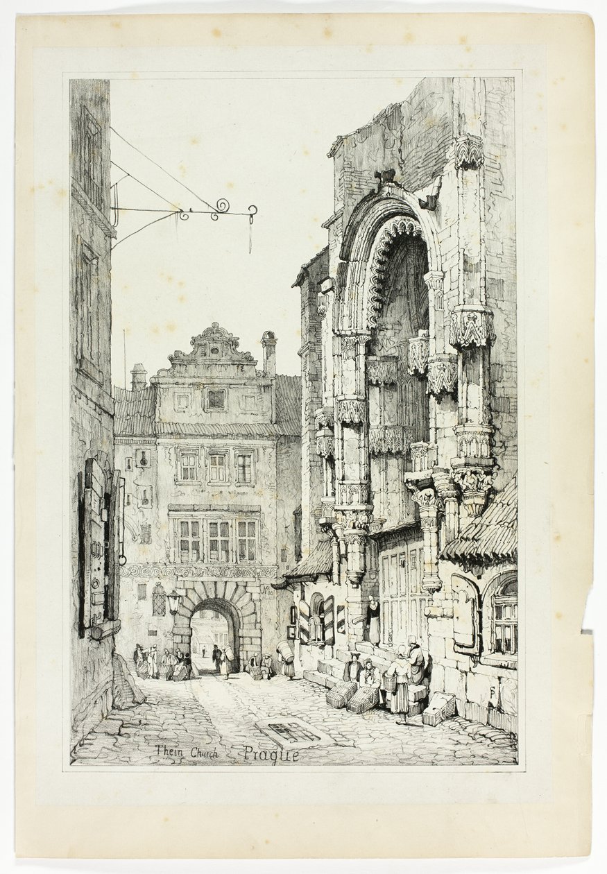Thein Kilisesi, Prag by Samuel Prout