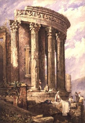 Tivoli, Sibyl Tapınağı by Samuel Prout