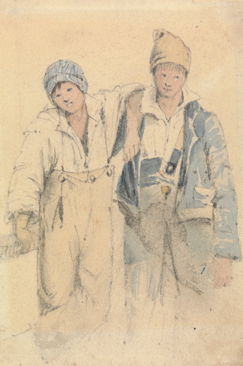 iki erkek by Samuel Prout