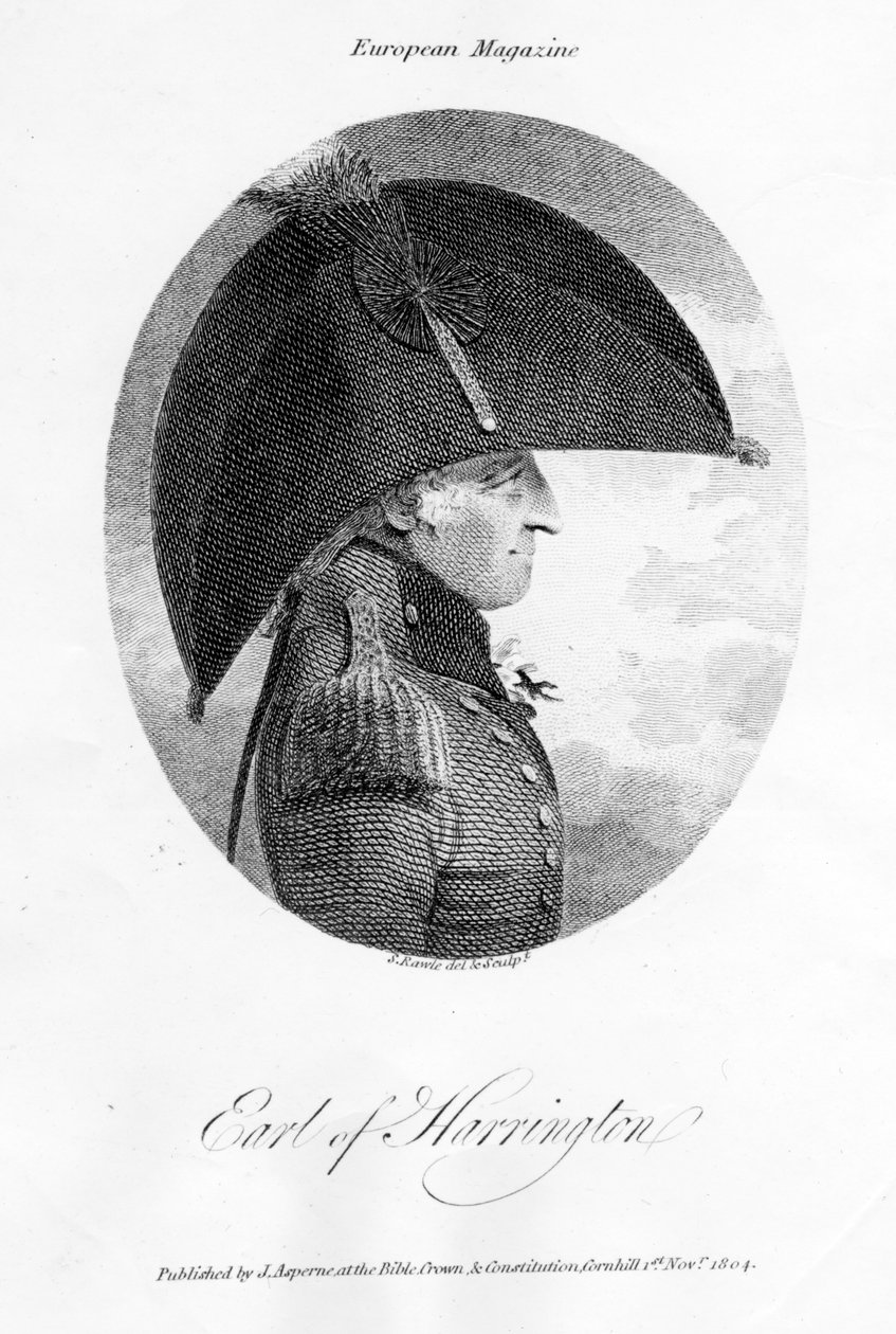 Charles Stanhope, 3. Harrington Kontu, 1804 by Samuel Rawle