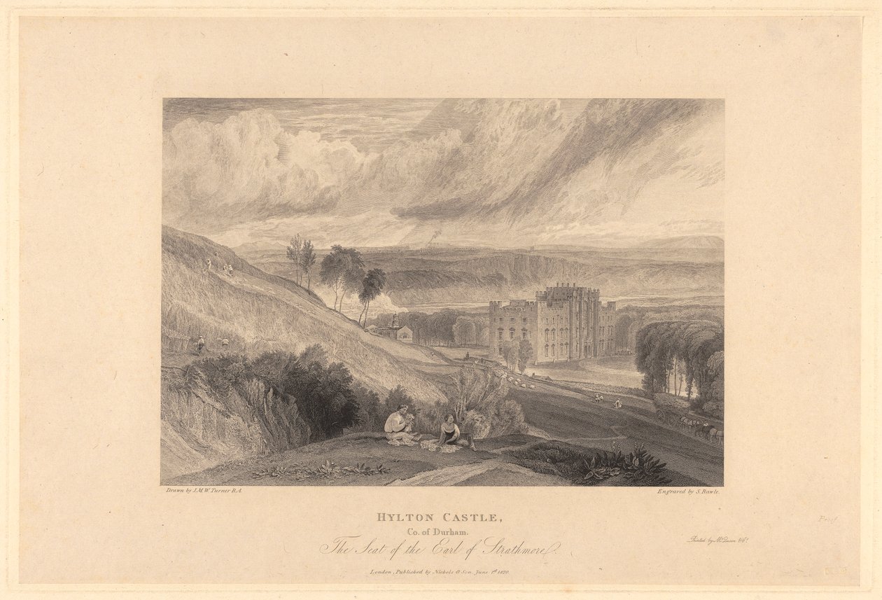 Hylton Kalesi, Durham İlçesi by Samuel Rawle