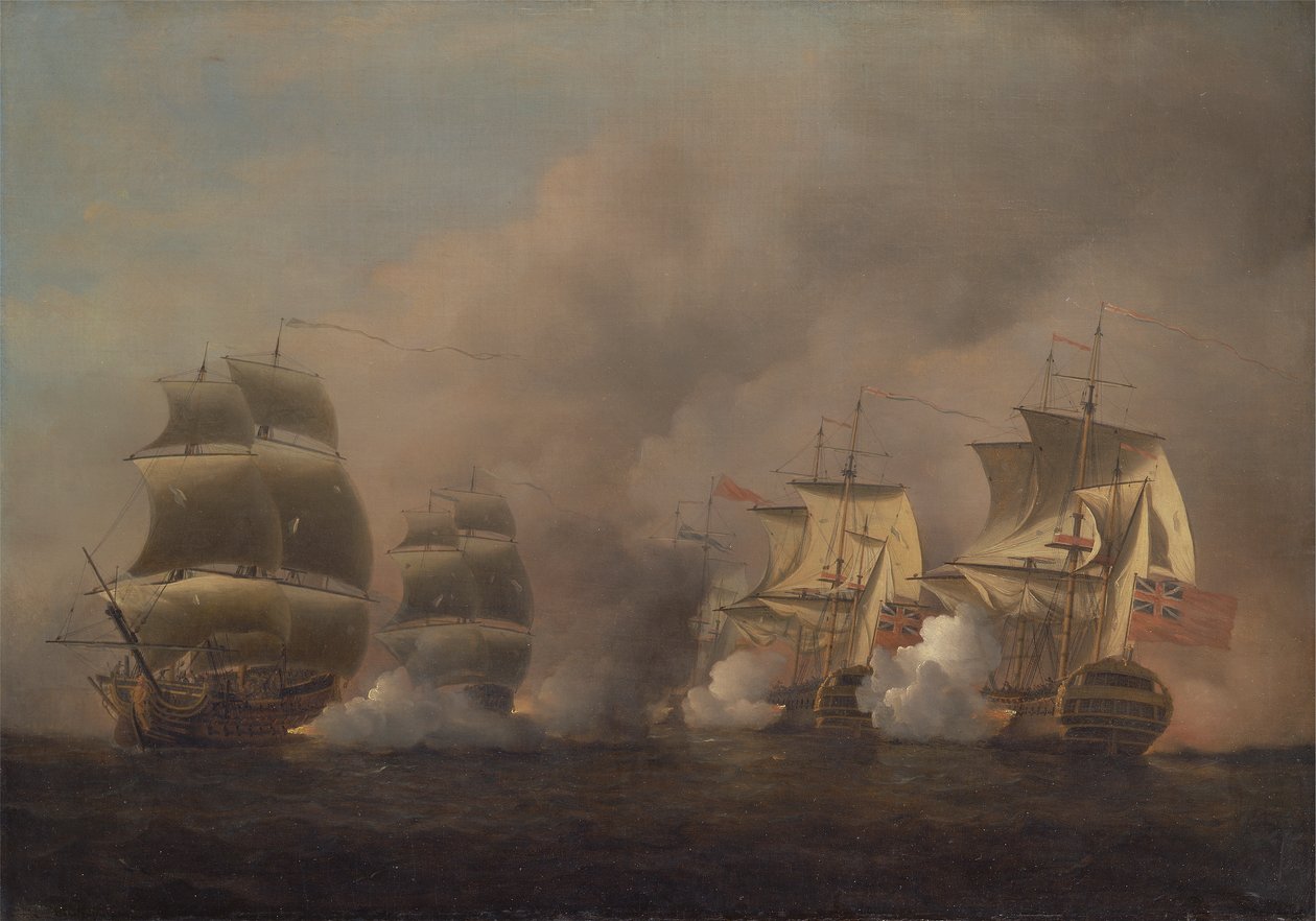 Ümit Burnu açıklarında eylem by Samuel Scott