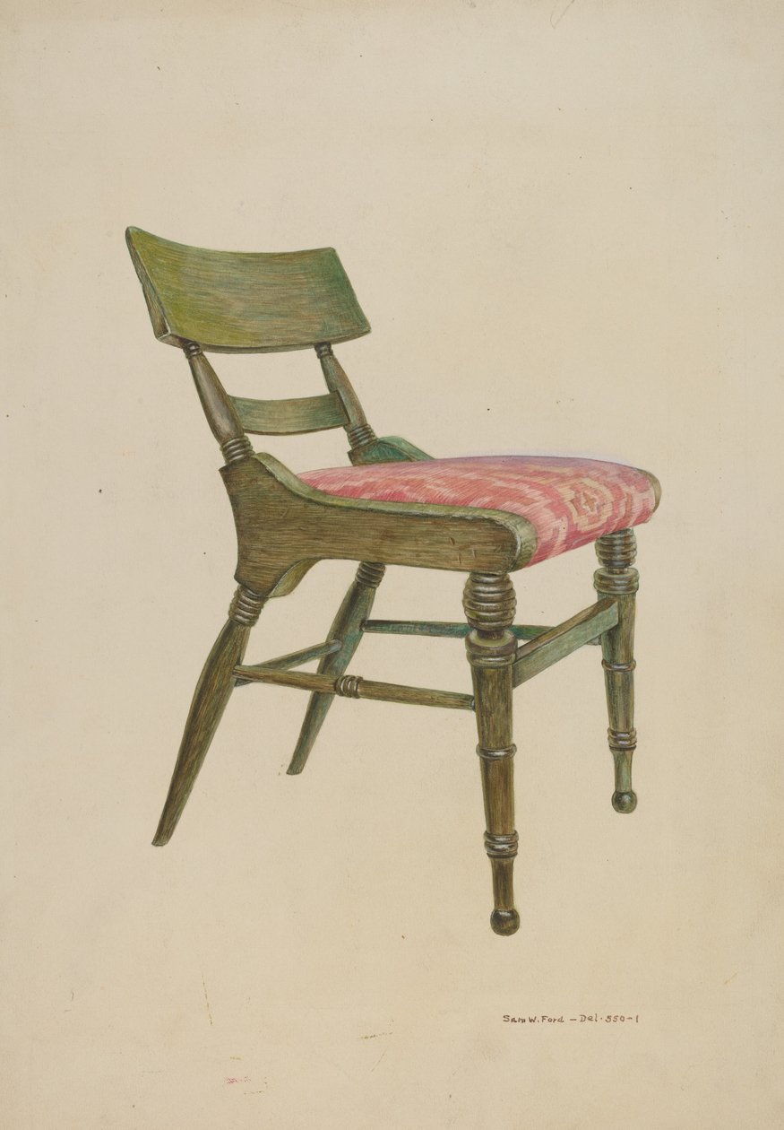 Samuel Chase Sandalye by Samuel W. Ford